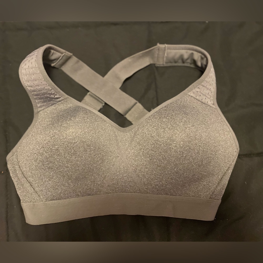 MTA grey sports bra, i’ve never worn but not new with tags.